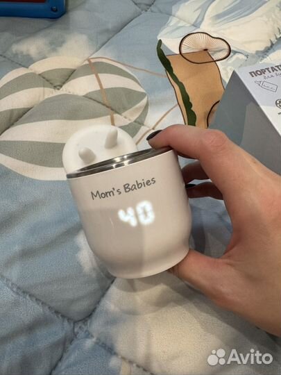 Портативный подогреватель для бутылочек moms