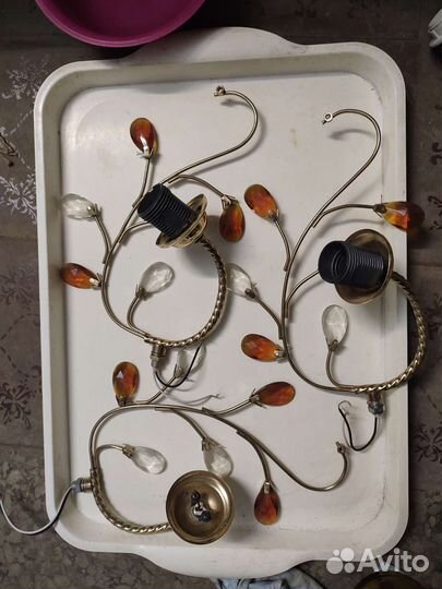 Запчасти, плафоны фурнитура для люстр