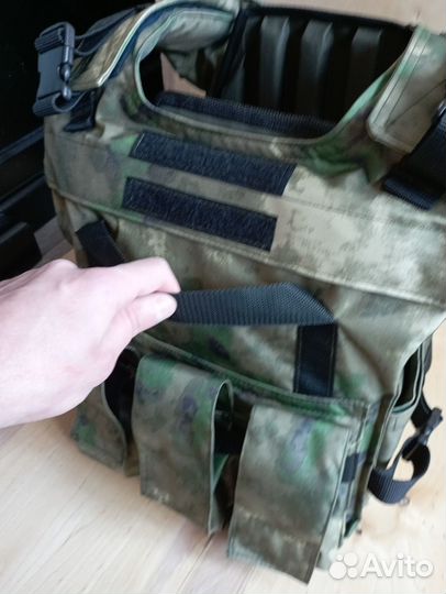 Бронежилет мох с плитами