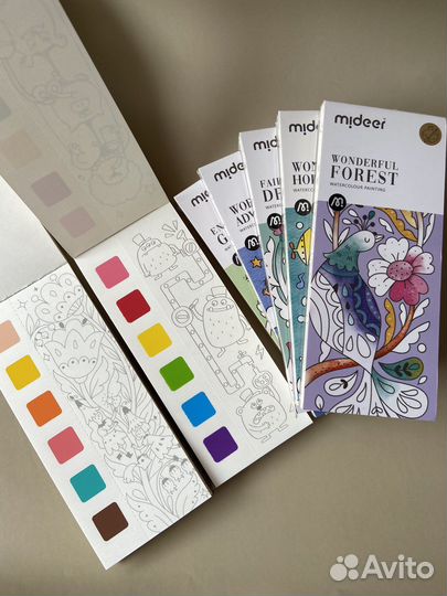 Мини раскраска-блокнот Mideer