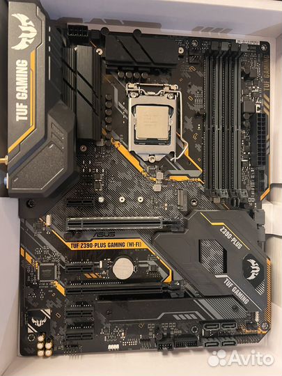 TUF Z390-plus с процессором intel core i7-9700