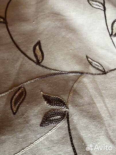 Ткань лен с вышивкой СССР