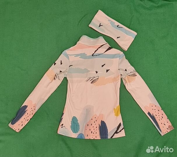 Тренировочная термокофта + повязка, р-р 134