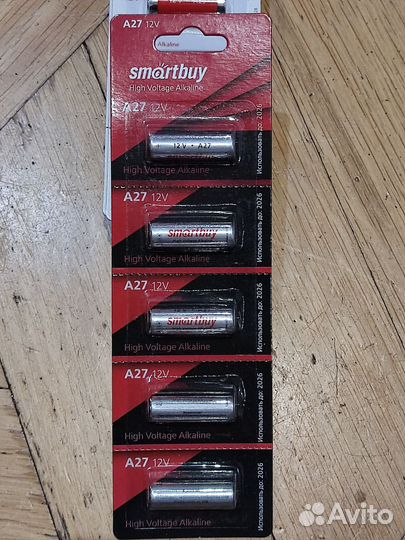 5 батареек Smartbuy 27A 12V