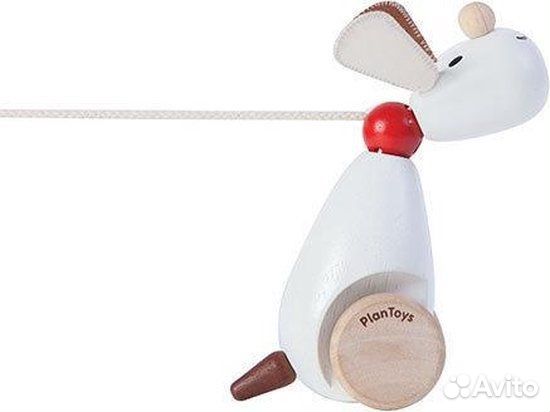 Каталка собачка Plan Toys