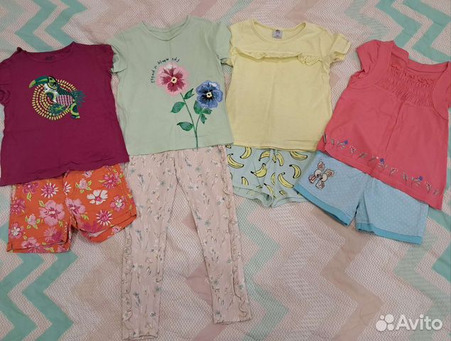 Вещи пакетом на девочку 104