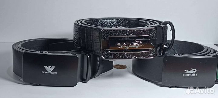 Мужской кожаный ремень