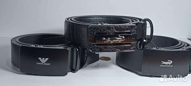 Мужской кожаный ремень