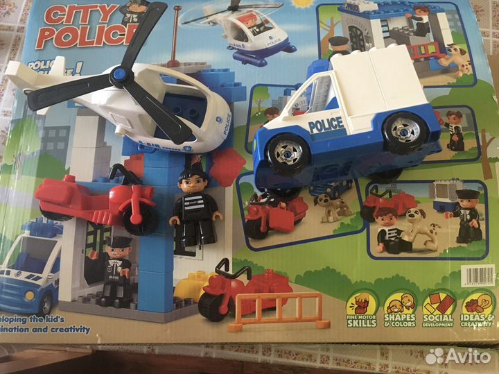 Конструктор bairun большой полицейский участок