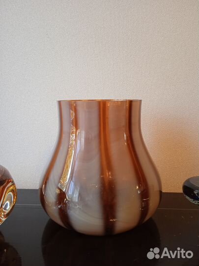 Хрустальные, цветные вазы пепельницы СССР