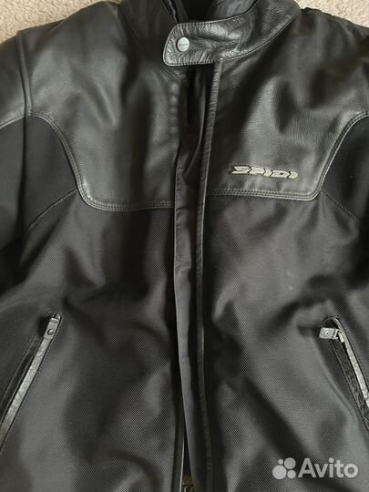 Мотокуртка кожаная 52