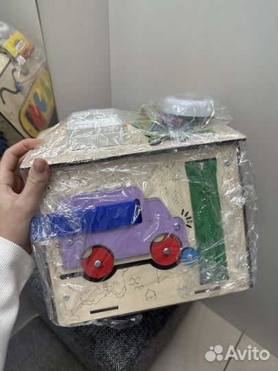 Бизиборд домик со светом