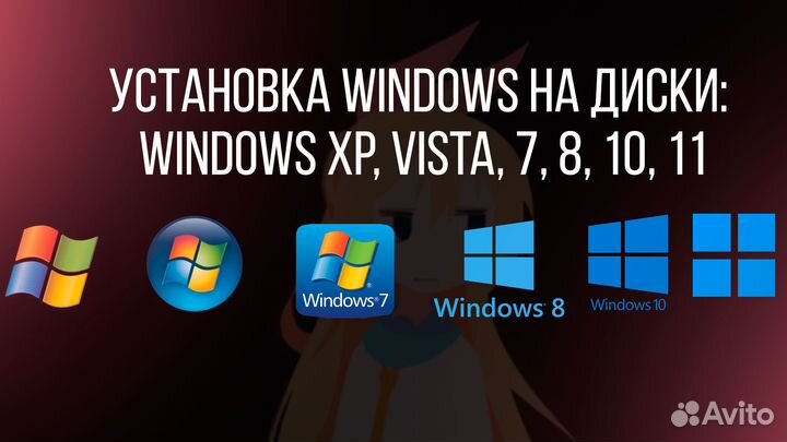 Запишу установочный диск windows 7, 8.1, 10, 11