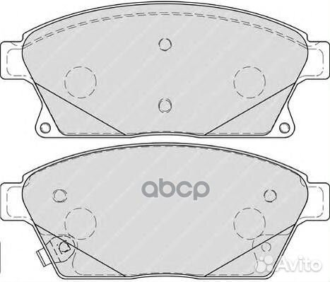 Колодки тром диск. Chevrolet Cruze fdb4264 Ferodo