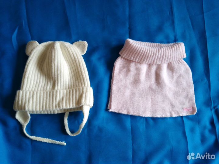 Шапка Zara и манишка Аliap