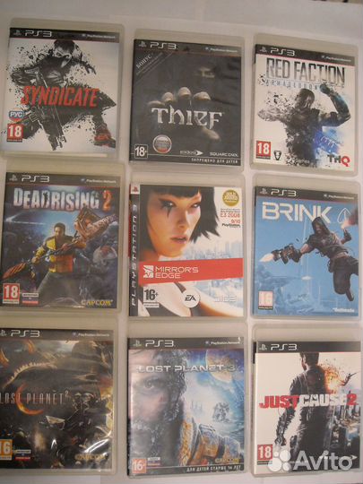Игровые диски на ps3