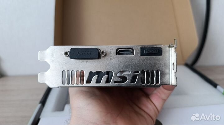 Продается видеокарта MSI GeForce GTX 1050 Ti 4 гб
