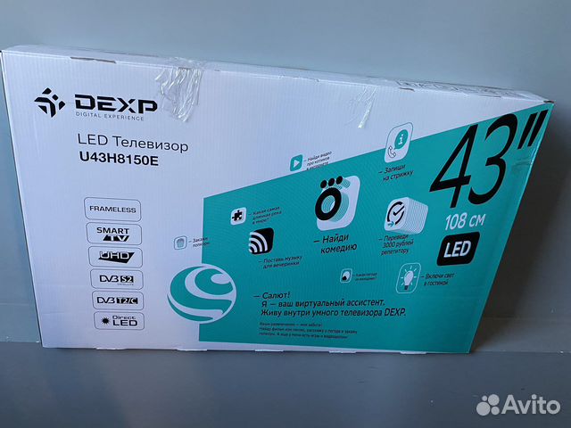 Телевизор dexp 43