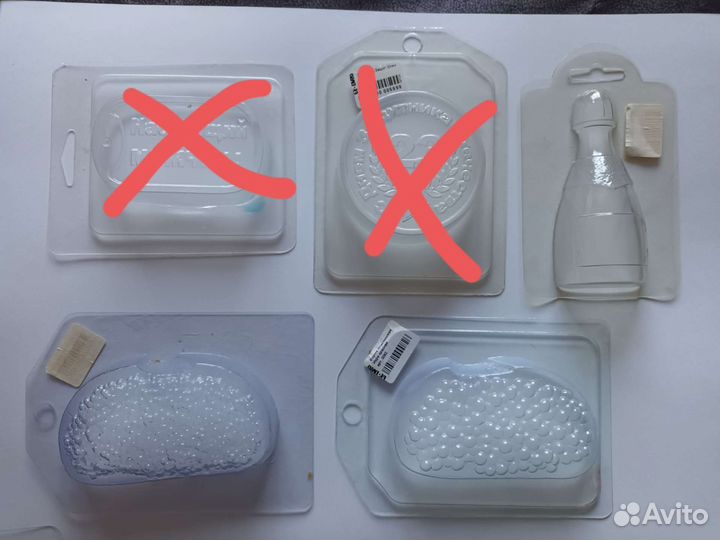 Формы для мыла пластиковые