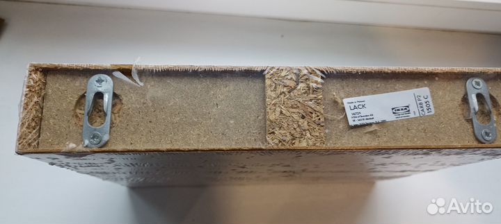 Полка настенная IKEA lack 30*26 см Розовая