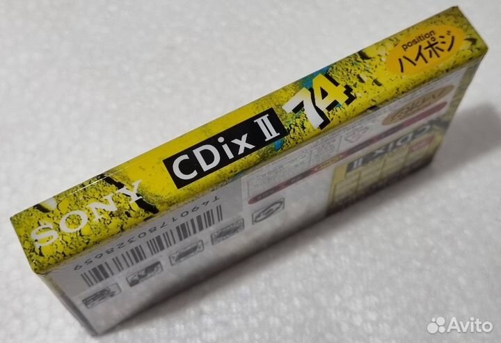 Sony cdixii 74 Аудиокассета Японский рынок