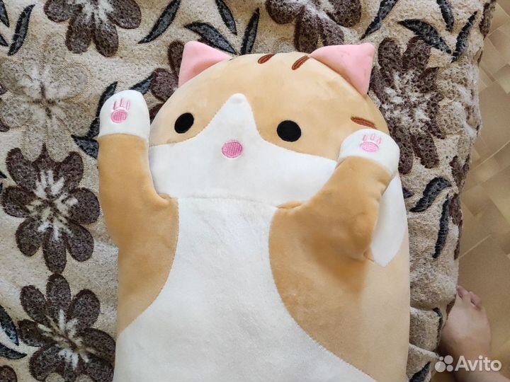 Мягкая игрушка кот батон 100см
