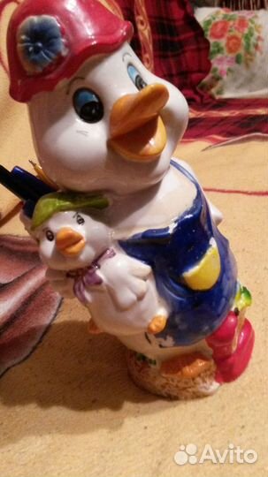 Карандашница-уточка керамическая