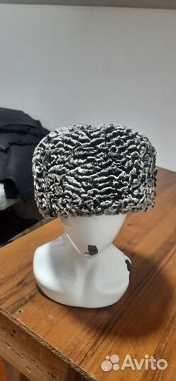 Шапка ушанка из каракуля антика