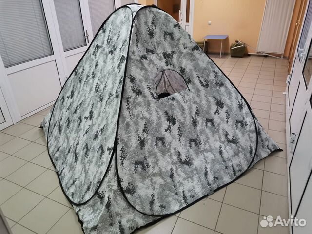 Палатка Автомат зимняя утепленная 2,4х2,4х1,7