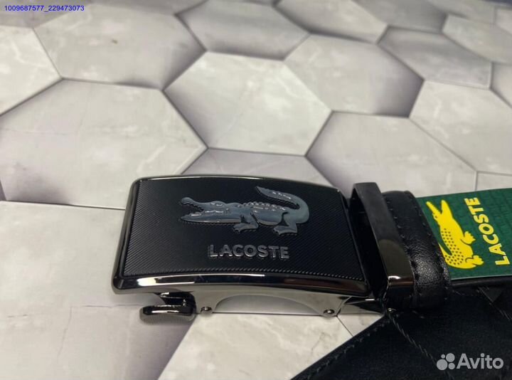 Ремень Lacoste Мужской с гравировкой