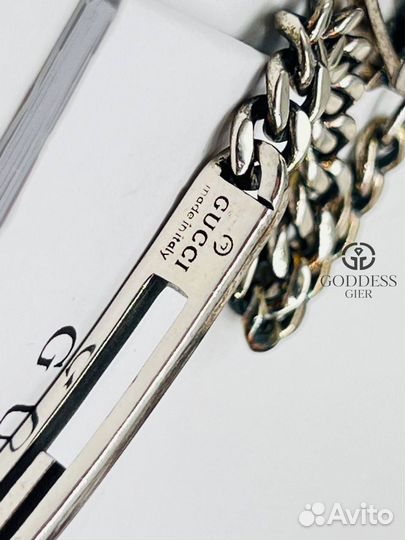 Серебряный Кулон Gucci