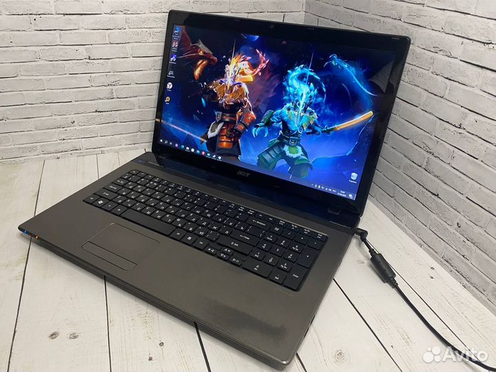 Игровой ноутбук Acer 17.3/i7/8gb/2видео/SSD+HDD