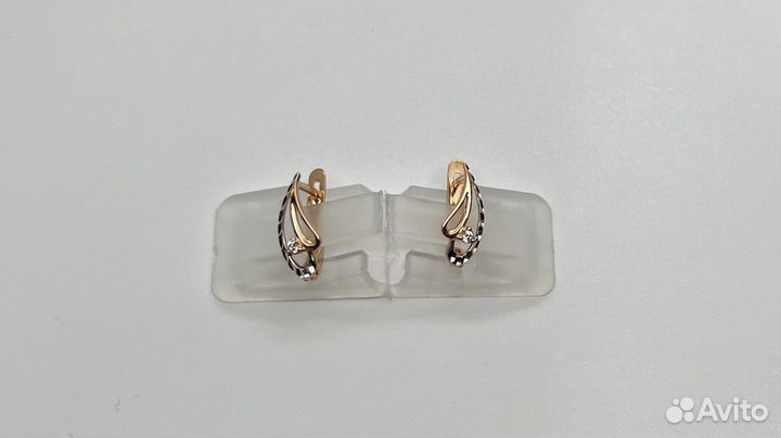 Золотые серьги 585 пробы