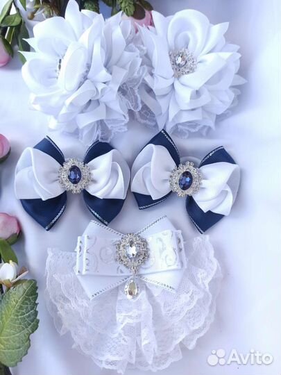 Школьные бантики, ручная работа