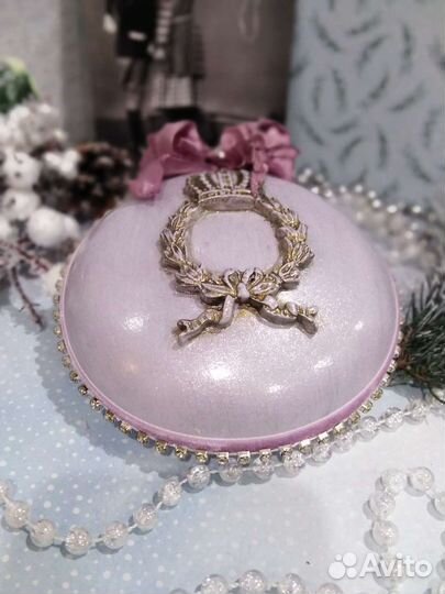 Елочные игрушки. Ручная работа