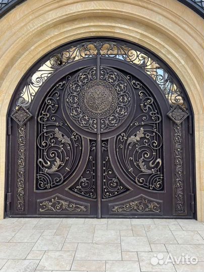 Ворота кованые