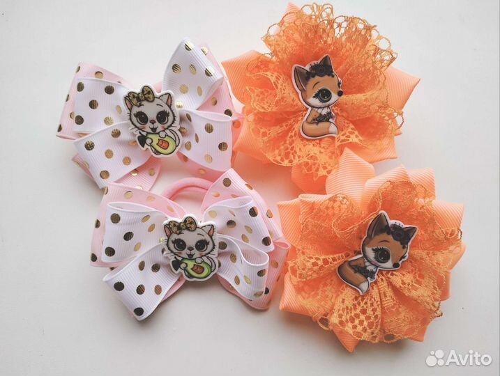 Резинки для волос ручной работы