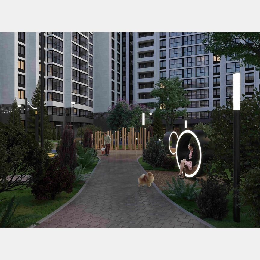3-к. квартира, 84,1 м², 4/16 эт.