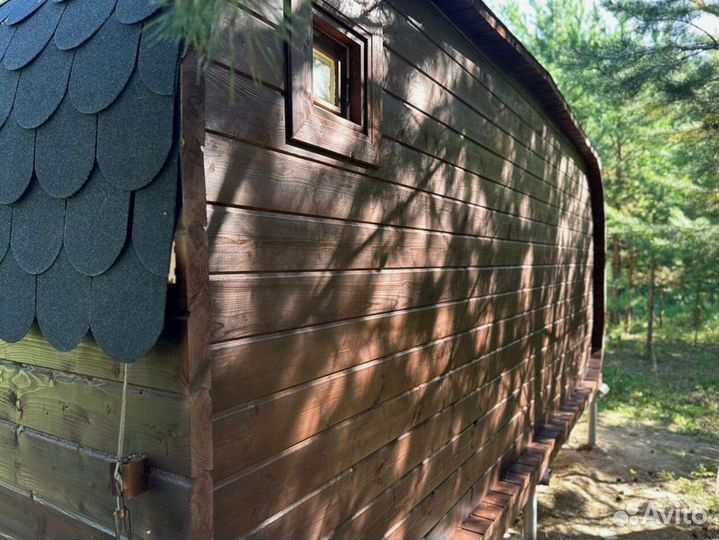 Баня-бочка квадро с доставкой