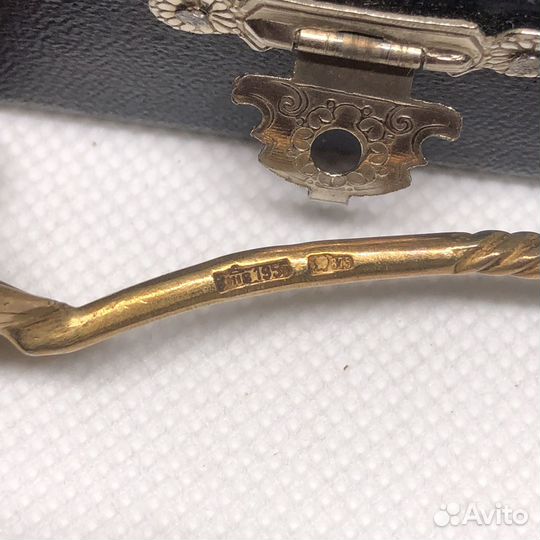 Набор чайных ложек 6 шт серебро позолота