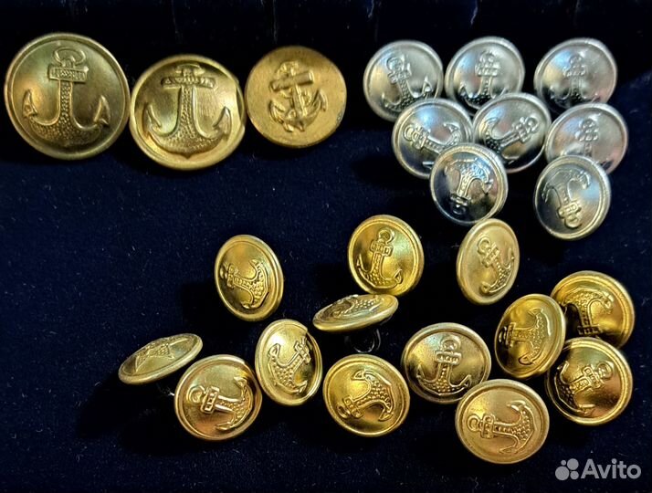 Пуговицы мундирные, вмф, одним лотом