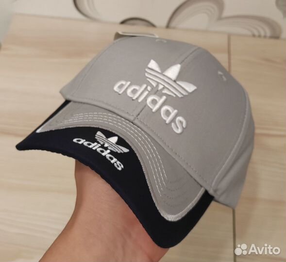 Кепка adidas серая