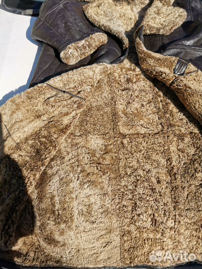 Дубленка мужская длинная