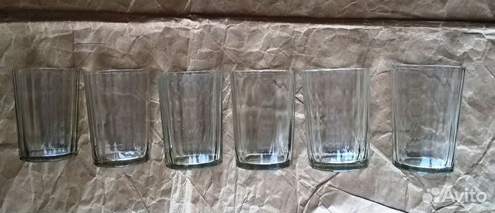 Стаканы и стопки граненые СССР в ассортименте