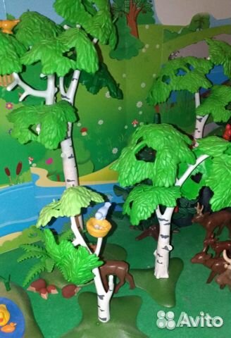 Коллекция Playmobil животные, растения