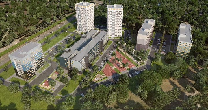 1-к. квартира, 40,8 м², 6/9 эт.