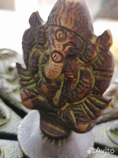 Буддийская лампада с Ганешей(бронза)начало 20 века