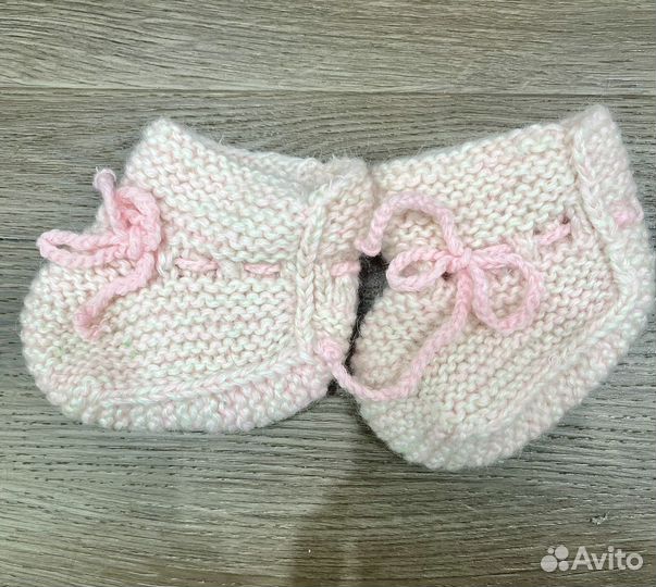 Новые пинетки вязаные (цена за все)