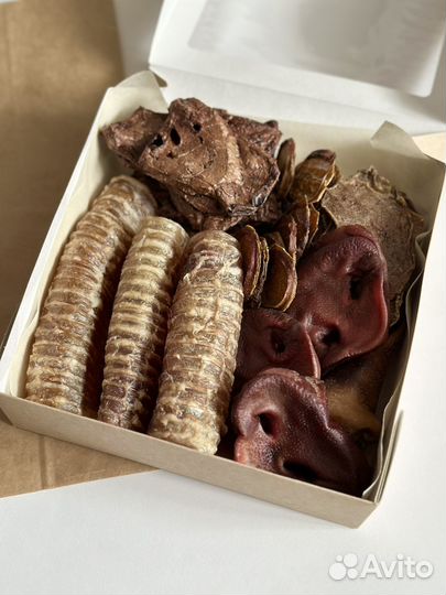 Сушеные лакомства для собак