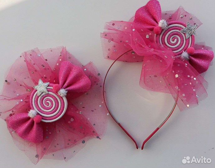 Ободок Конфетка Новогодний